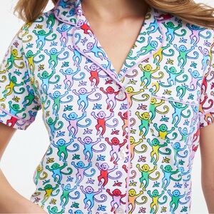 Roller Rabbit Disco Monkey Pajamas